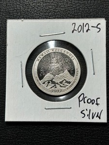 2012-S Hawaiis Volcanoes Quarter Silver Proof