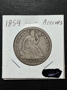 1854 Liberty Seated Half Dollar