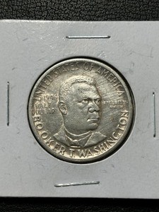 1949 Booker T. Washington Silver Half Dollar Commemorative