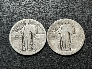 Standing Liberty Quarters