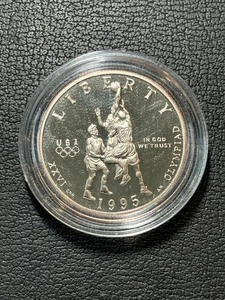 1995-S Basketball Half Dollar Proof