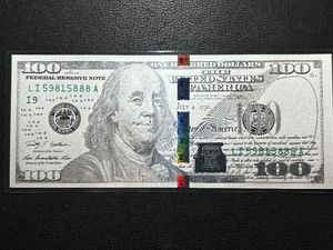 .999 Fine Silver $100 Dollar Bill 5 Grams