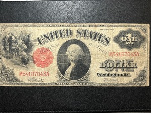 1917 Red Seal $1 Dollar United States Note