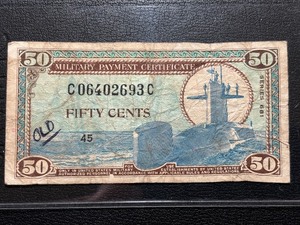 50 Cent Military Payment Certificate