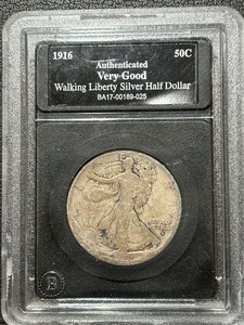 1916 Walking Liberty Half Dollar