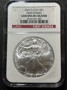 2006 Silver Eagle NGC Gem Uncirculated First Strike