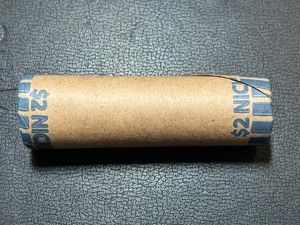 Roll of Buffalo Nickels read description