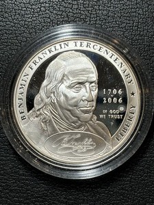 2006-P Benjamin Franklin Founding Father Silver Dollar Proof