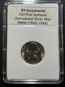 1943-D Uncirculated Silver War Nickel