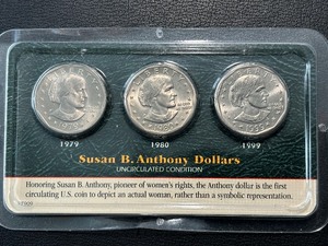 lot 32 image: Susan B. Anthony Uncirculated Dollars