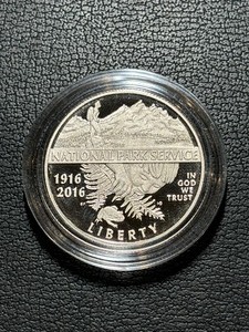 lot 36 image: 2016-S National Parks Half Dollar Proof