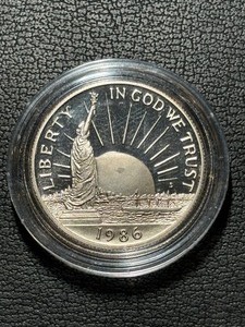 lot 37 image: 1986-S Statue of Liberty Half Dollar Proof