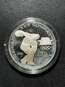 lot 39 image: 1983-S Olympic Silver Dollar Proof
