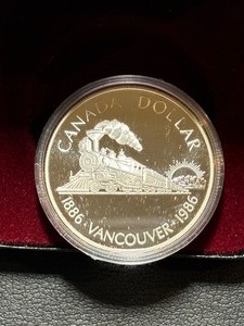 lot 77 image: 1986 Canada Silver Dollar Vancouver