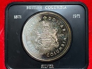 lot 79 image: 1971 Canada Silver Dollar British Columbia