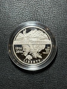 lot 103 image: 2016-S National Parks Half Dollar Proof