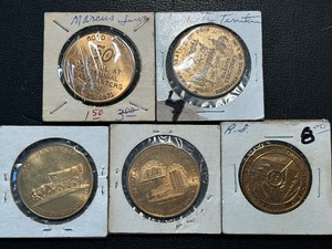 lot 185 image: Tokens