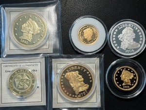 lot 187 image: Replica Coins