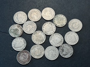 lot 188 image: Liberty Nickels