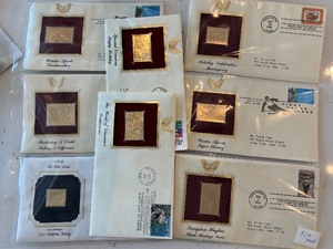 lot 189 image: Replica Gold Foil Stamps