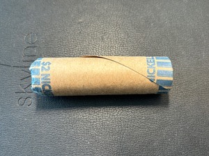 lot 141 image: Buffalo Nickel Roll No Dates