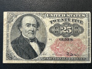 lot 146 image: 1874 Red Seal 25 Cent Fractional Currency