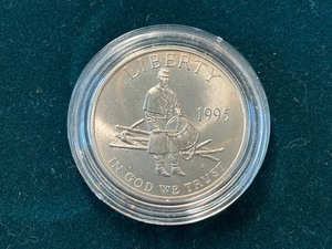 lot 154 image: 1995-S Civil War Half Dollar