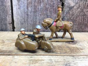 lot 145 image: Vintage Aub-Rubr Military Motorcycle - Horseman