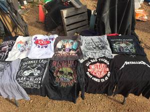 lot 149 image: Rock-N-Roll & Johnny Cash T-Shirts