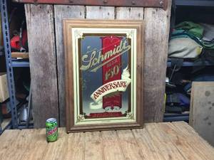 lot 155 image: Licensed Schmidt Beer 130th Aniv Foil Sign
