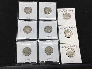 lot 205 image: Buffalo Nickels