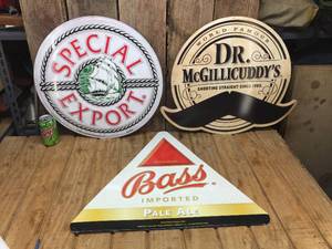 lot 244 image: Special Export - Brass - Dr McGillicuddys - Metal Signs