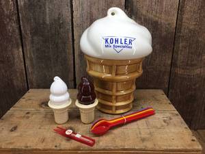 lot 251 image: Dairy Queen Shakers & Kohler Mix Ceramic Cone