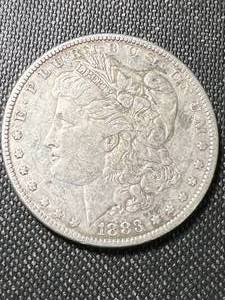 1883 US MORGAN SILVER DOLLAR