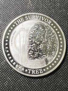 1 TROY OZ .999 FINE SILVER THE SURVIVOR TREE ROUND