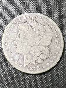 1878 US MORGAN SILVER DOLLAR