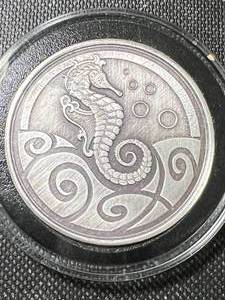 1 TROY OZ .999 FINE SILVER 2019 SAMOA ROUND IN AIRTITE