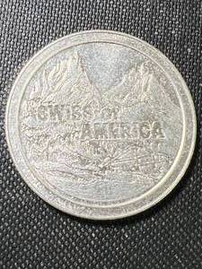 1 TROY OZ .999 FINE SILVER SWISS OF AMERICA ROUND