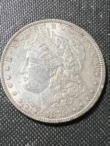 1879 US MORGAN SILVER DOLLAR