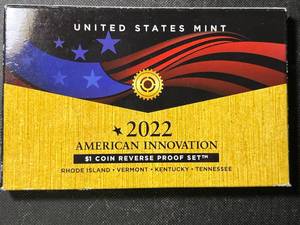 2022 AMERICAN INNOVATION $1 COIN REVERSE PROOF SET