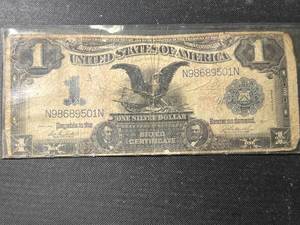 1899 US BLACK EAGLE $1 LARGE SIZE SILVER CERTIFICATE