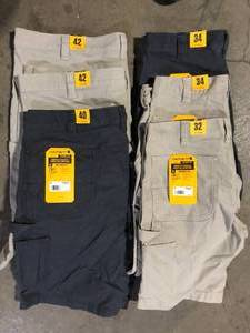 lot 21 image: Lot of Assorted  Mens Working Shorts Various Models and Sizes   Customer Returns See Pictures