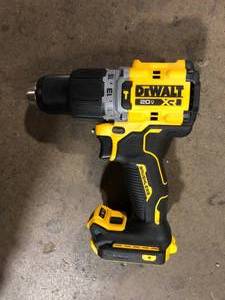 lot 26 image: DEWALT 20V Compact Cordless 12 in. Hammer Drill (Tool Only)  Customer Returns See Pictures