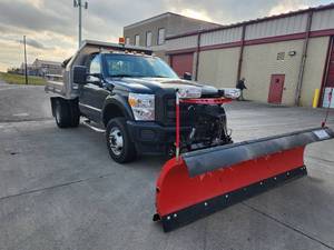 2014 Ford F-350 Super Duty Plow Truck with Western 2014 9 Pro Plus UM2 Plow and Scott Bodies by Tafco 9 Stainless Dump Box