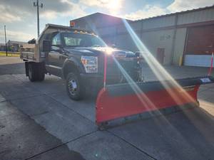2014 Ford F-350 Super Duty Plow Truck with Western 2014 9 Pro Plus UM2 Plow and Scott Bodies by Tafco 9 Dump Box