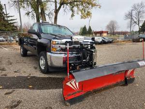 2015 Chevrolet Silverado 2500HD Pickup Truck with 2011 Western Wide Out Plow and 8 Box