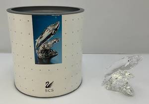 lot 8 image: 1992 Swarovski Collectors Society  Annual Edition Care For Me The Whales  (NIB) 5 14