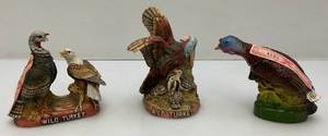 lot 24 image: Misc. Miniature Wild Turkey Decanters (Empty)
