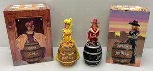 lot 50 image: Jim Beam Cowgirl & Saloon Girl Decanters (Empty)