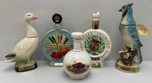 lot 55 image: Misc. Collectible Jim Beam & Hoffman Decanters (Empty)